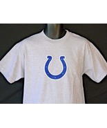 Indianapolis Colts T-shirt Mens Small Gray Logo NEW Short Sleeve NFL Foo... - £12.84 GBP
