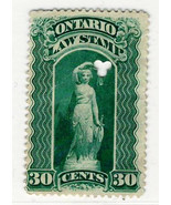 CANADA  ONTARIO 1870-1911 REVENUE VERY FINE NG LAW STAMP OL50 - £58.54 GBP