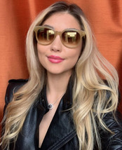 New DITA 22028 Beige Oversized Women&#39;s Sunglasses Japan D - $229.99
