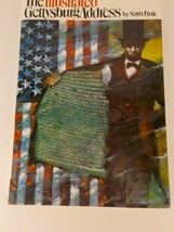 The Illustrated Gettysburg Address By Sam Fink With Dust Cover Large Hardcover - $9.99
