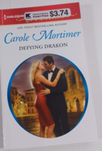 defying drakon by carole mortimer harlequin novel fiction paperback good - £3.66 GBP