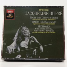 Impressions: Jacqueline Du Pré (CD, 1988, 2 Discs, EMI) NEW SEALED Cracked Case - £28.39 GBP