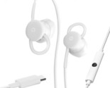 Google Earbuds USB-C Wired Digital Headset Type-C for Pixel Phones - White - $45.99
