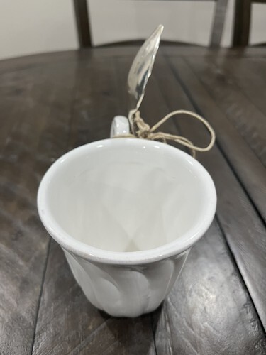 Mud Pie Ceramic Mug with an “Espresso Yourself” Spoon Item image 7
