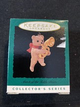 1996 Hallmark Miniature Ornament March Of The Teddy Bears # 4 QXM4094 RARE NOS - £5.02 GBP