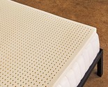 1 Inch Cal King Size Pure Green Natural Latex Mattress Topper, Certified... - $240.95