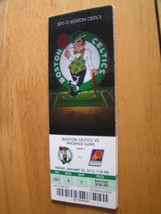 NBA Boston Celtics Full Unused Ticket Stub 1/20/12 Vs. Phoenix Suns - £1.55 GBP