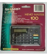 Sharp Electronic Organizer Memo Master 100 EL-6061HB NEW Handheld Calendar - £15.12 GBP