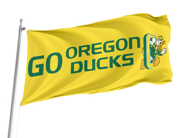 Oregon Ducks  NCAAF Flag,Size -3x5Ft / 90x150cm, Garden flags - £23.82 GBP