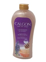 Calgon Bubble Bath, Lavender &amp; Honey, Moisturizing 30 Oz New - £17.37 GBP