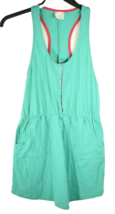 ORageous Misses Large Green Henley Racer Tank Coverup New With Tags - £7.48 GBP