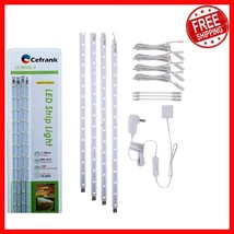 Plug-In LED Light Bar Kit - 4 x 16-Inch Cool White Bars for Elegant Disp... - $55.43