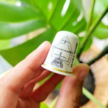 Vintage Mary Rose Nautical Ship Fine Bone China Thimble - $19.99