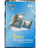 Foldable F3 9D Enlarge Screen Amplifier  Mobile Phone  (White, Import) - $13.46 CAD