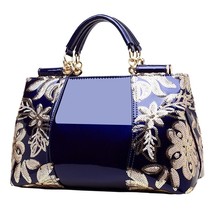 Women Handbags Luxury High Quality Patent Leather Large Capacity Shoulder Bag Br - £54.65 GBP