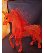 Mattel 2013 Barbie and the Secret Door Clear Pink Plastic Unicorn 11&quot; ^ - $28.17 CAD