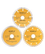 3 Pieces 4-1/2 Inch Diamond Cutting Blade Continuous Segmented Turbo Rim... - $18.99