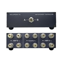 P2 2(1)-In-1(2)-Out Amp Amplifier Speaker Switcher Selector Switch Split... - £88.85 GBP