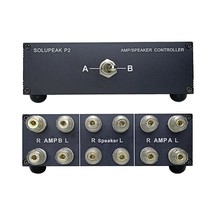 P2 2(1)-In-1(2)-Out Amp Amplifier Speaker Switcher Selector Switch Split... - £88.86 GBP