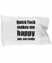 Quick Fuck Cocktail Pillowcase Lover Fan Funny Gift Idea for Friend Alcohol Mixe - £17.10 GBP
