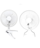 6 in Convertible Personal Clip on Table Fan in White - €36,82 EUR