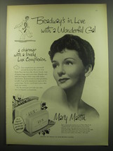 1949 Lux Soap Ad - Mary Martin - Broadway&#39;s in Love with A Wonderful Gal - £14.78 GBP