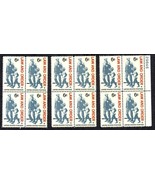 *1969 - LAW AND ORDER – Mint 3 Blocks of Four Vintage Postage Stamps - $15.01 CAD