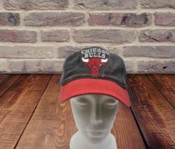 chicago bulls cap/ hat snapback red black - $14.86