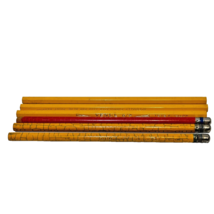 Vintage Lot of 6 Venus Wood Colored Art Pencils Yellow and Red Unused - £7.68 GBP