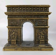 Arc De Triomphe 2-1/4 lb Paperweight Metal Figurine Paris France Triumph Vintage - £14.86 GBP