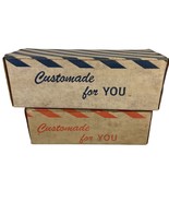Vintage 1980s VANS Skate Shoe Boxes – Orange &amp; Blue Set of 2 Skater Deco... - $623.29 MXN