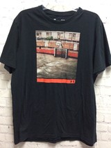Under Armour Mens Logo Graphic T-Shirt Heat Gear Basketball Short Sleeve Black L - £7.82 GBP