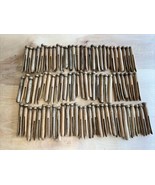 MIXED LOT OF 85 PRIMITIVE LONG VINTAGE MOD WOOD WOODEN CLOTHES PINS CLOT... - $34.65