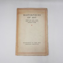 Carnegie Institute Department / Masterpieces of Art European Paintings 1940 - £23.52 GBP