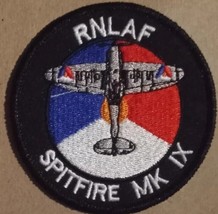 RNLAF - Supermarine Spitfire Mk IX - embroidered Iron on patch - £86.81 GBP