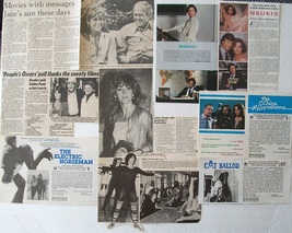 JANE FONDA ~ 15 Color, B&amp;W Articles, Adverts, Pin-Up from 1980-1985 ~ Cl... - £8.04 GBP