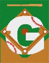 Pepita Needlepoint kit: Letter G Baseball, 9&quot; x 11&quot; - £43.85 GBP+