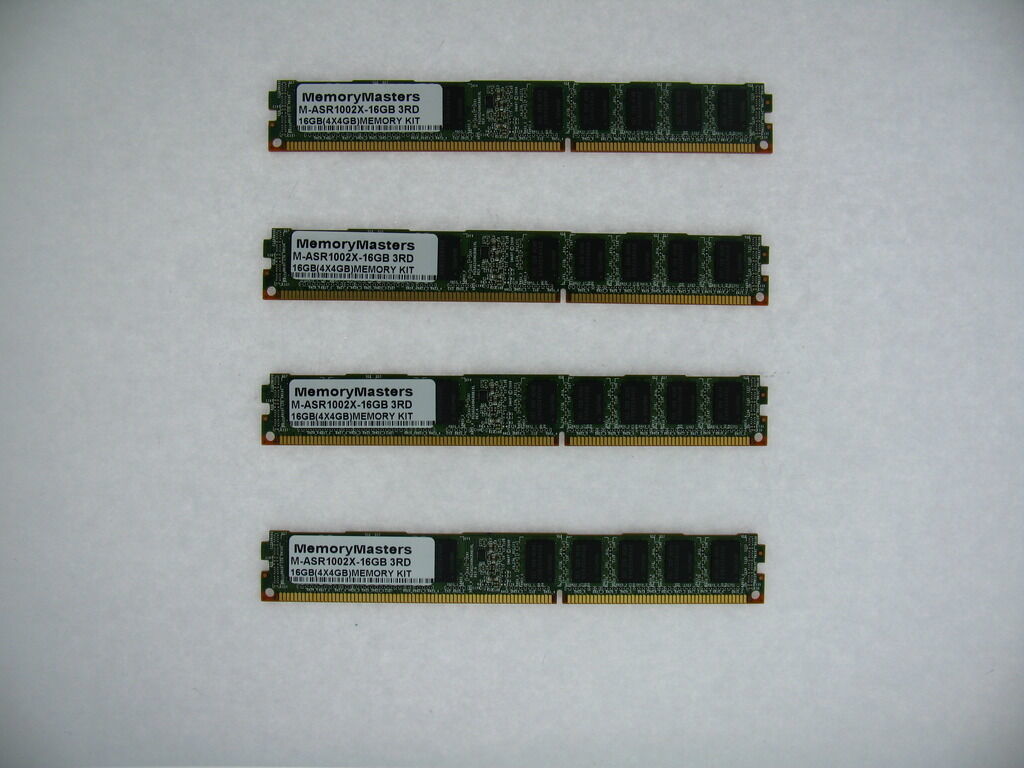 M-ASR1002X-16GB 4x4GB 16GB Memory Kit 3rd Party Upgrade Cisco ASR 1002-X TESTED - $123.74