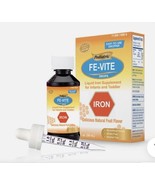 FE-VITE IRON DROPS 50 ML pediatric supplement natural fruit flavor 50mL - £12.40 GBP