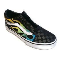 Vans OFF THE WALL Skateboard Shoes 721454 Old Skool Flame Boys Size 5 Wo... - $60.39
