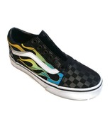Vans OFF THE WALL Skateboard Shoes 721454 Old Skool Flame Boys Size 5 Wo... - £48.21 GBP