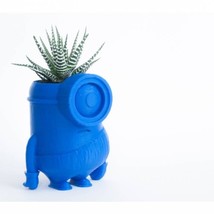 Minion Pot Planter Flower Pot Planter Hand-Made Succulent Decoration 3D Printed  - £8.01 GBP