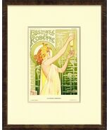Original 1887 Privat LIVEMONT Lithograph &quot;Absinthe&quot; – Les Affiches Etran... - $1,658.70