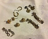 Lot of 5 Pair Earrings Lot Pierced SKU 067-035 - $6.88