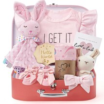 9pcs Baby Girl Gifts, Baby Shower Gifts for Girls Baby Toys 0-6 Months with - $42.99