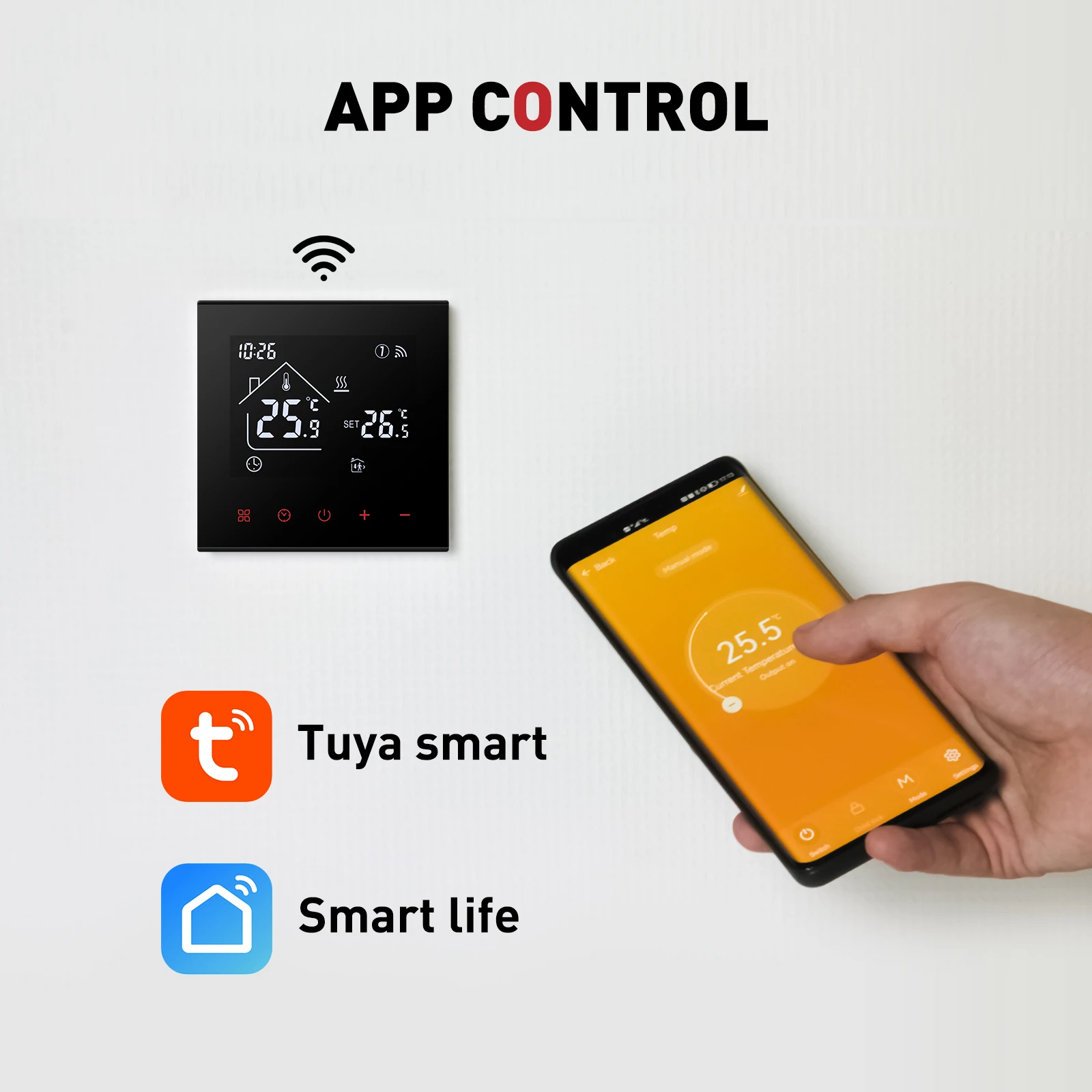 House Home Warm Floor Thermostat Tuya Wifi for Smart House Home Heating Temperat - £69.53 GBP
