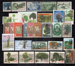 Trees Stamp Collection Mint/Used Plants Nature ZAYIX 0424S0288 - £5.50 GBP