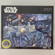 Star Wars Death Star 2000 Piece Puzzle Buffalo Games 12 Hidden Images NEW - $29.95