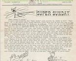 Walt Disney Productions Studio Newsreel June 1978 Super Sunday Employee ... - £14.20 GBP