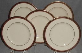 Set (5) LENOX CHINA MONROE PATTERN Bread Plates MADE IN USA - $59.39